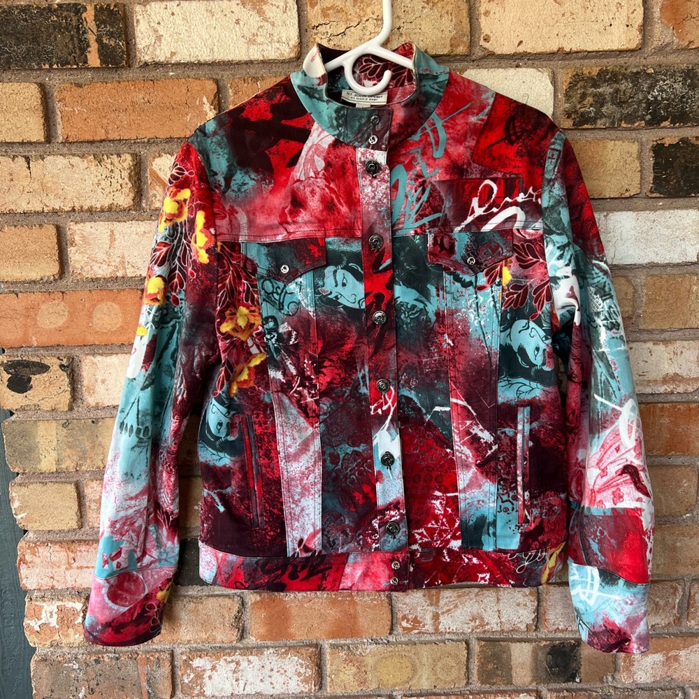 St. John Sport Asian Western Button & Snap jacket